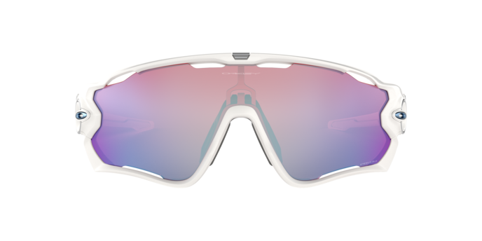 Oakley Jawbreaker Sunglasses Polished White Prizm Snow Sapphire Irid