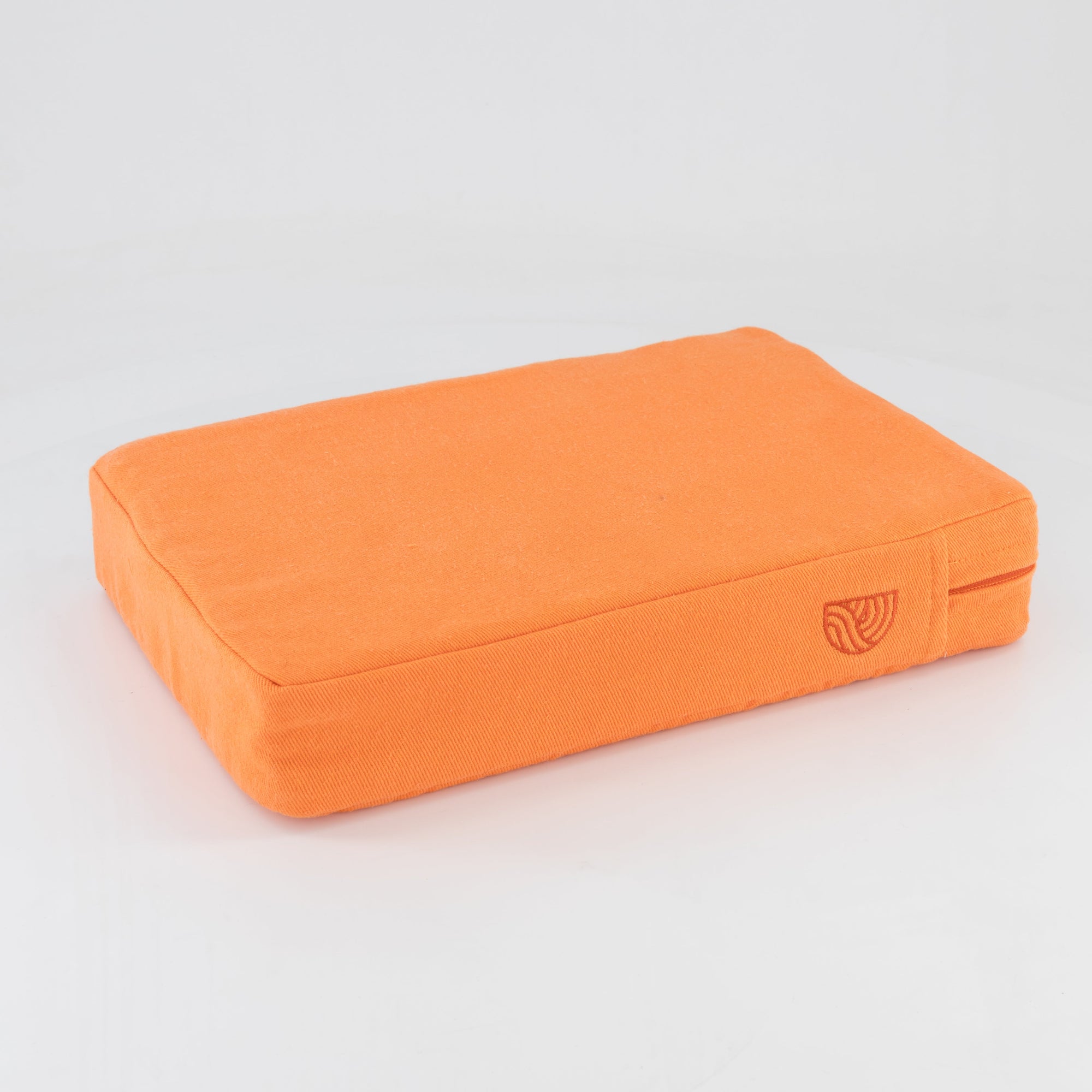 Desha High-Density Burnt Orange Yoga Foam Cushion for Optimal Comfort