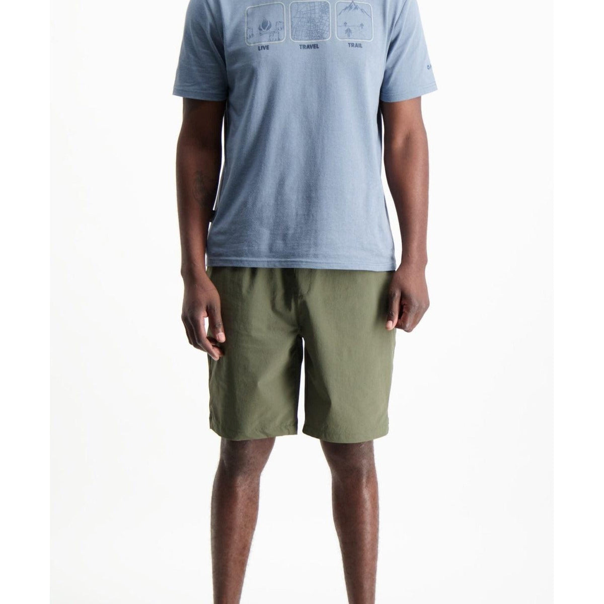 Men&#39;s Hi-Tec Outdoor Volley Shorts: Quick-Dry, 4-Way Stretch, Zippered Pockets