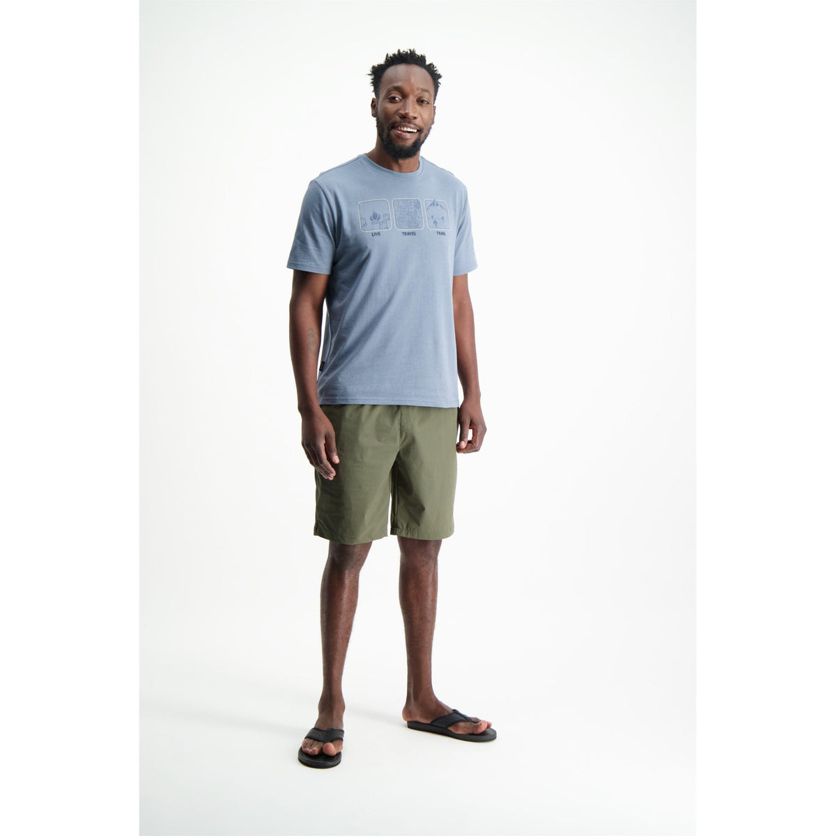 Men&#39;s Hi-Tec Outdoor Volley Shorts: Quick-Dry, 4-Way Stretch, Zippered Pockets