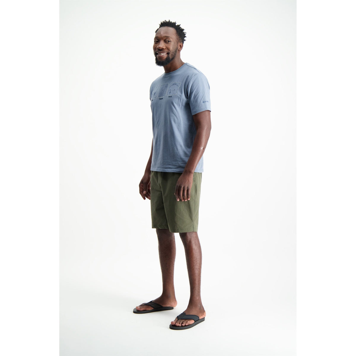 Men&#39;s Hi-Tec Outdoor Volley Shorts: Quick-Dry, 4-Way Stretch, Zippered Pockets