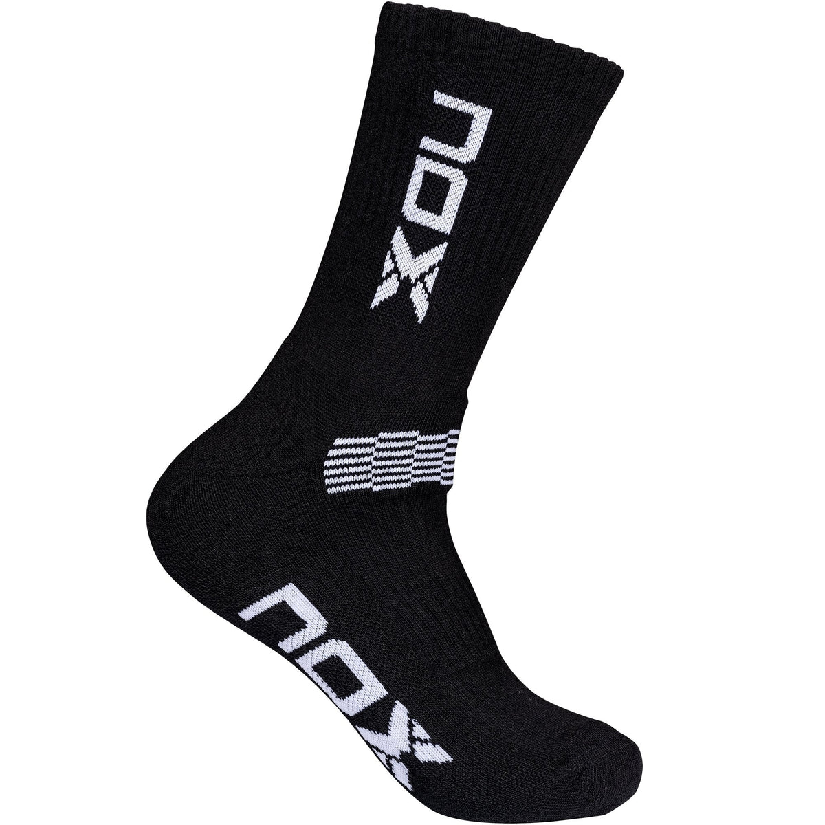 NOX Performance Crew Socks - Black/White