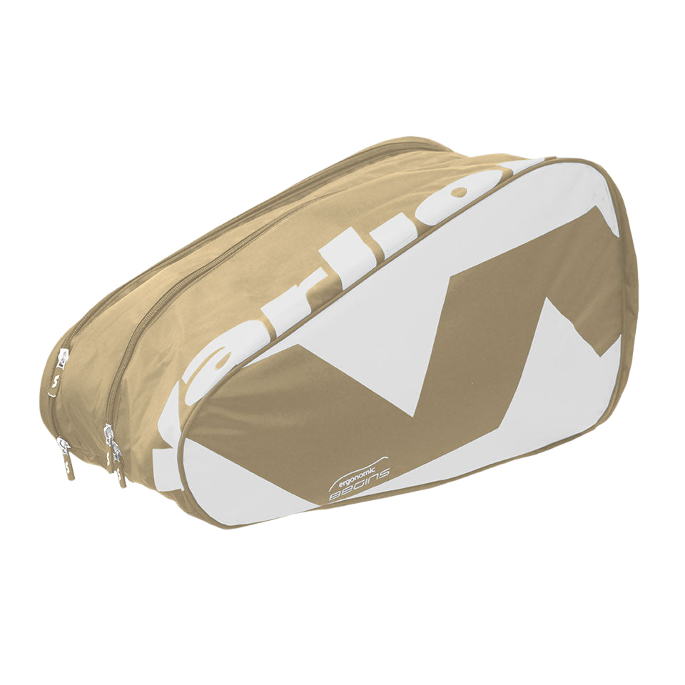 Varlion Ergonomic Begins Padel Bag - Sand/White-Cover