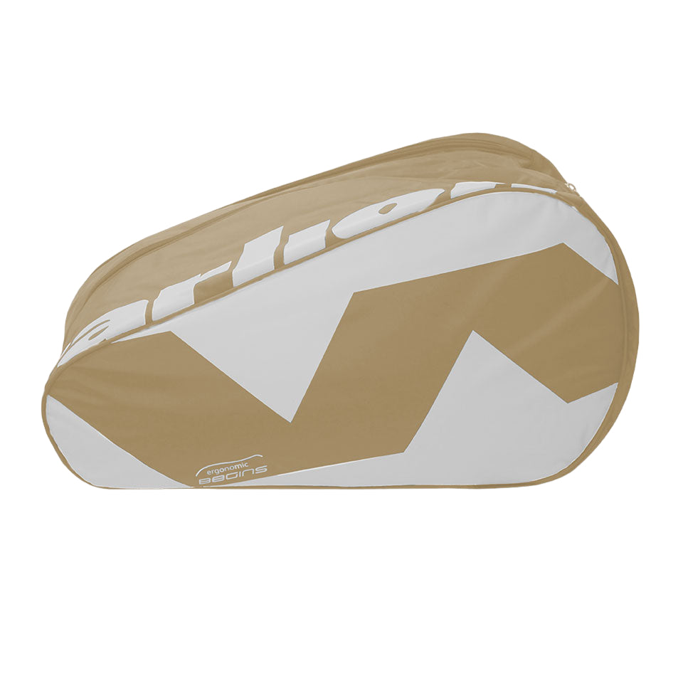 Varlion Ergonomic Begins Padel Bag - Sand/White-Left
