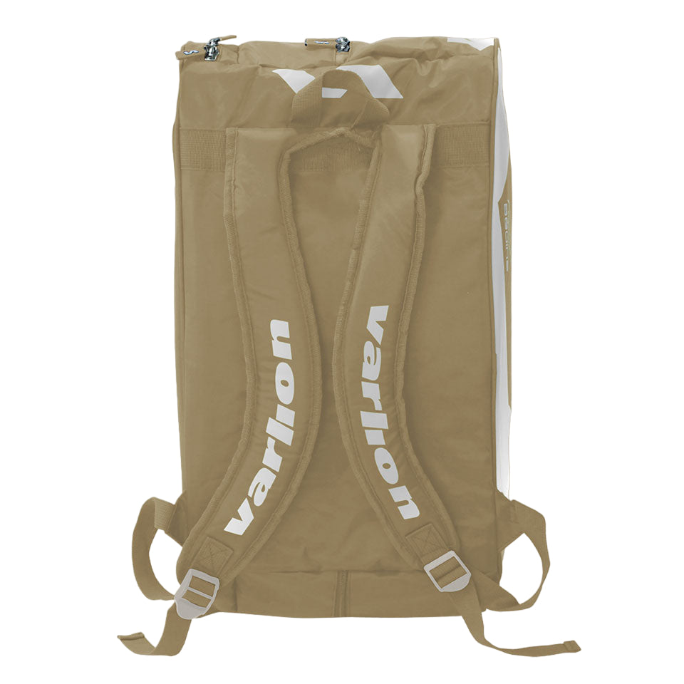 Varlion Ergonomic Begins Padel Bag - Sand/White-Straps