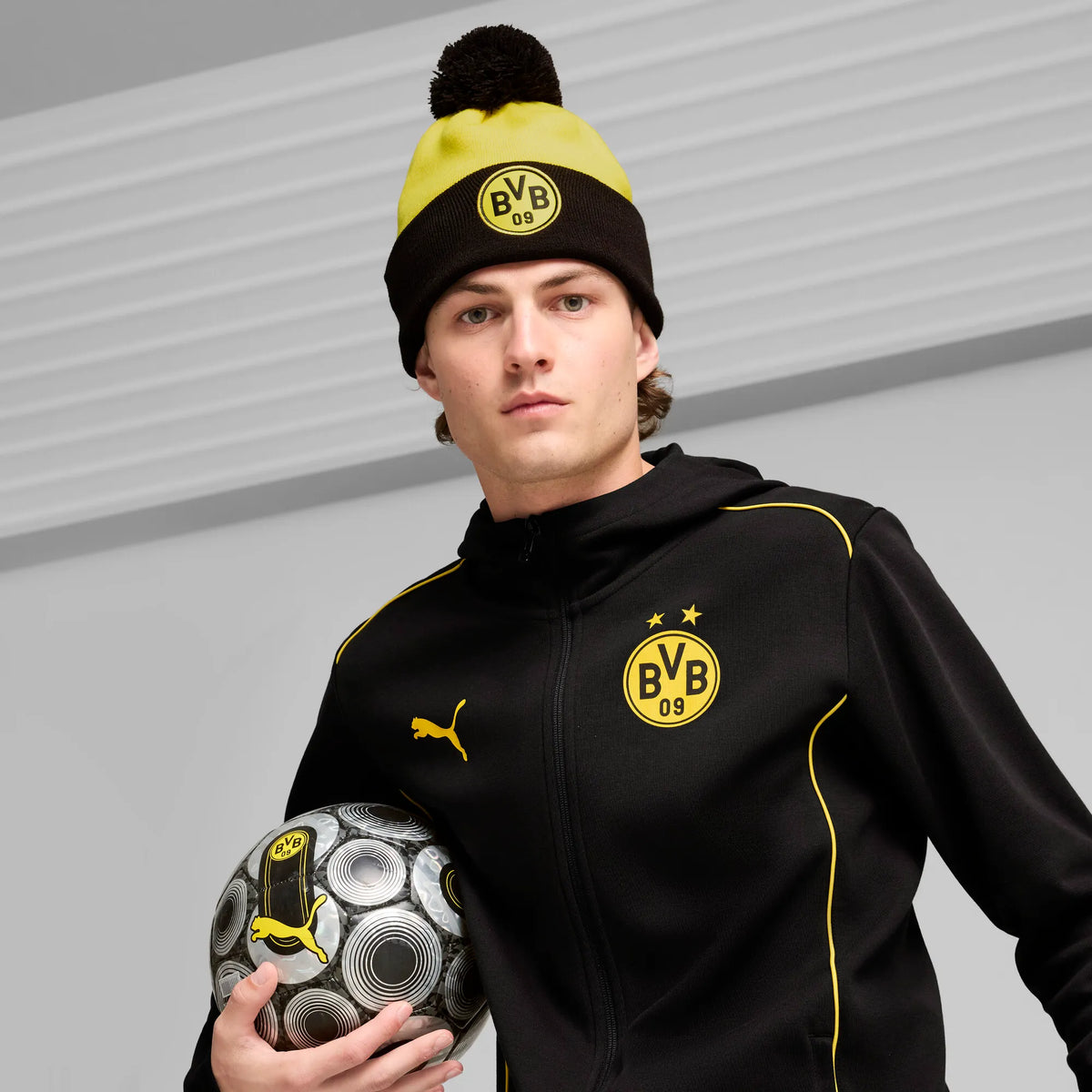 Puma Borussia Dortmund Pom Pom Beanie