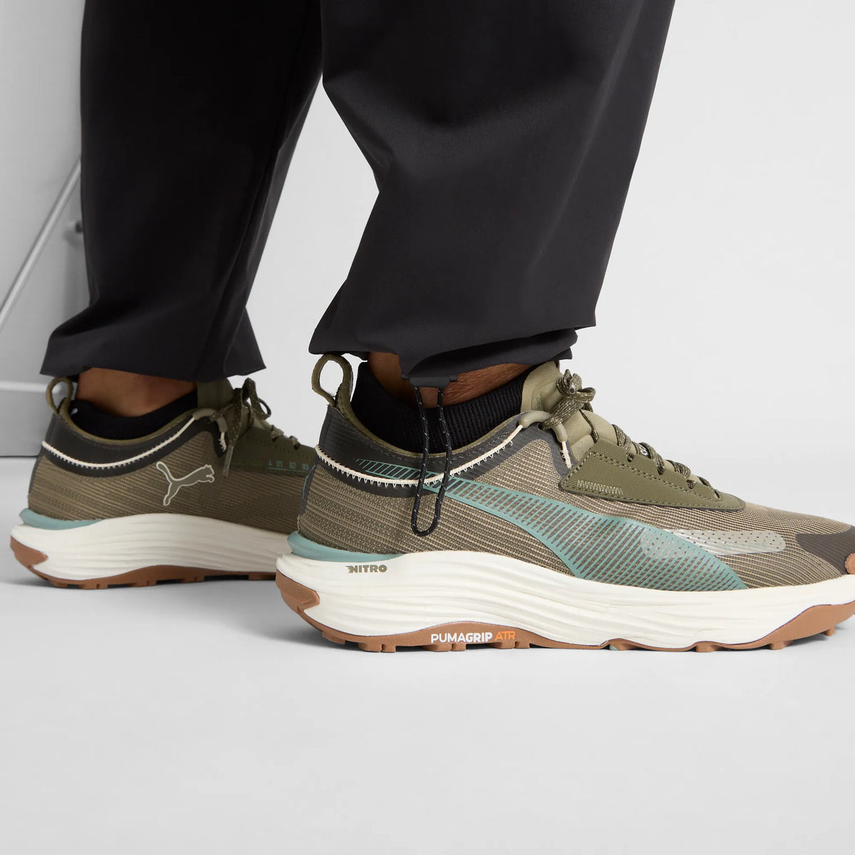 Puma Voyage NITRO 3 Tech Velvet Moss-Loden Green