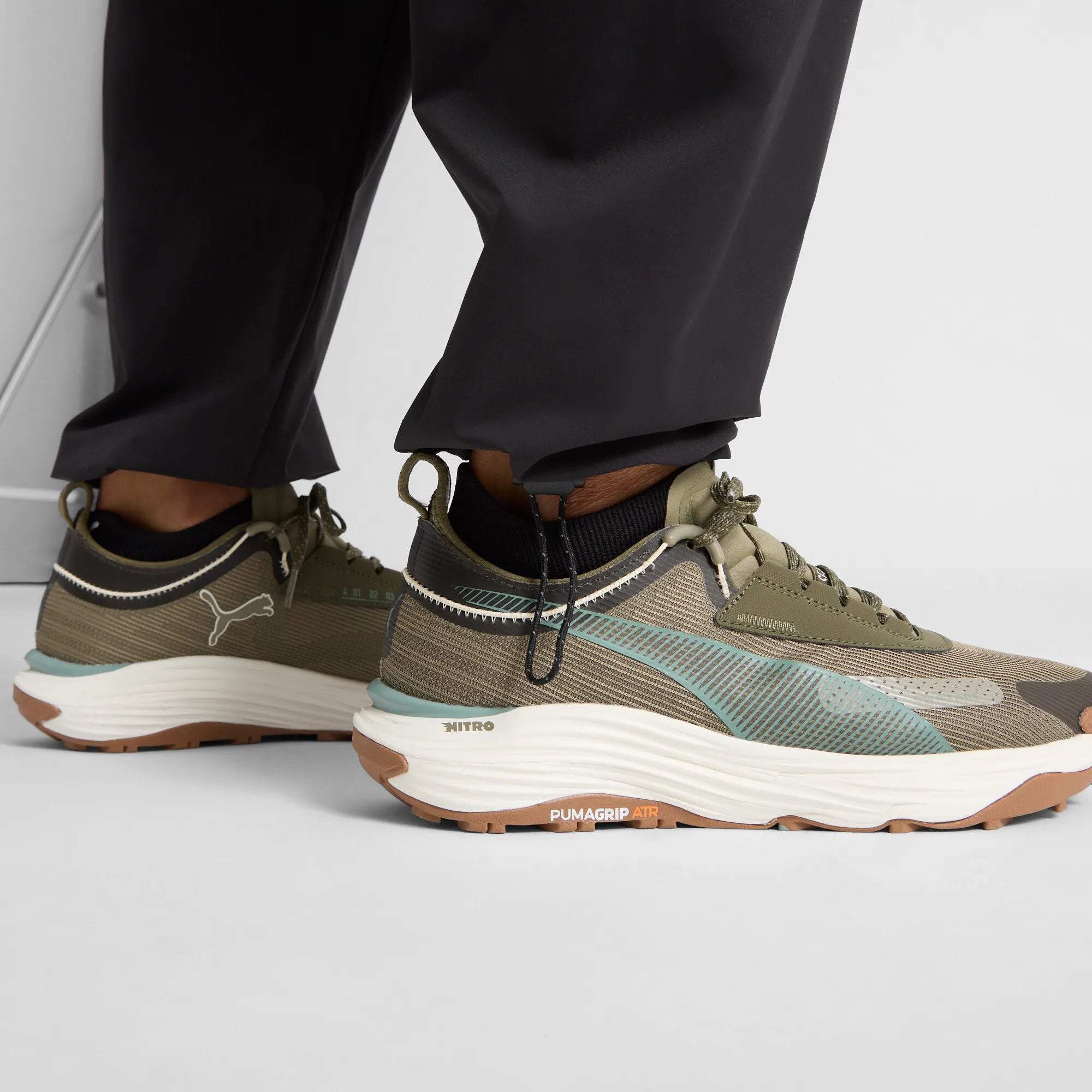 Puma Voyage NITRO 3 Tech Velvet Moss-Loden Green