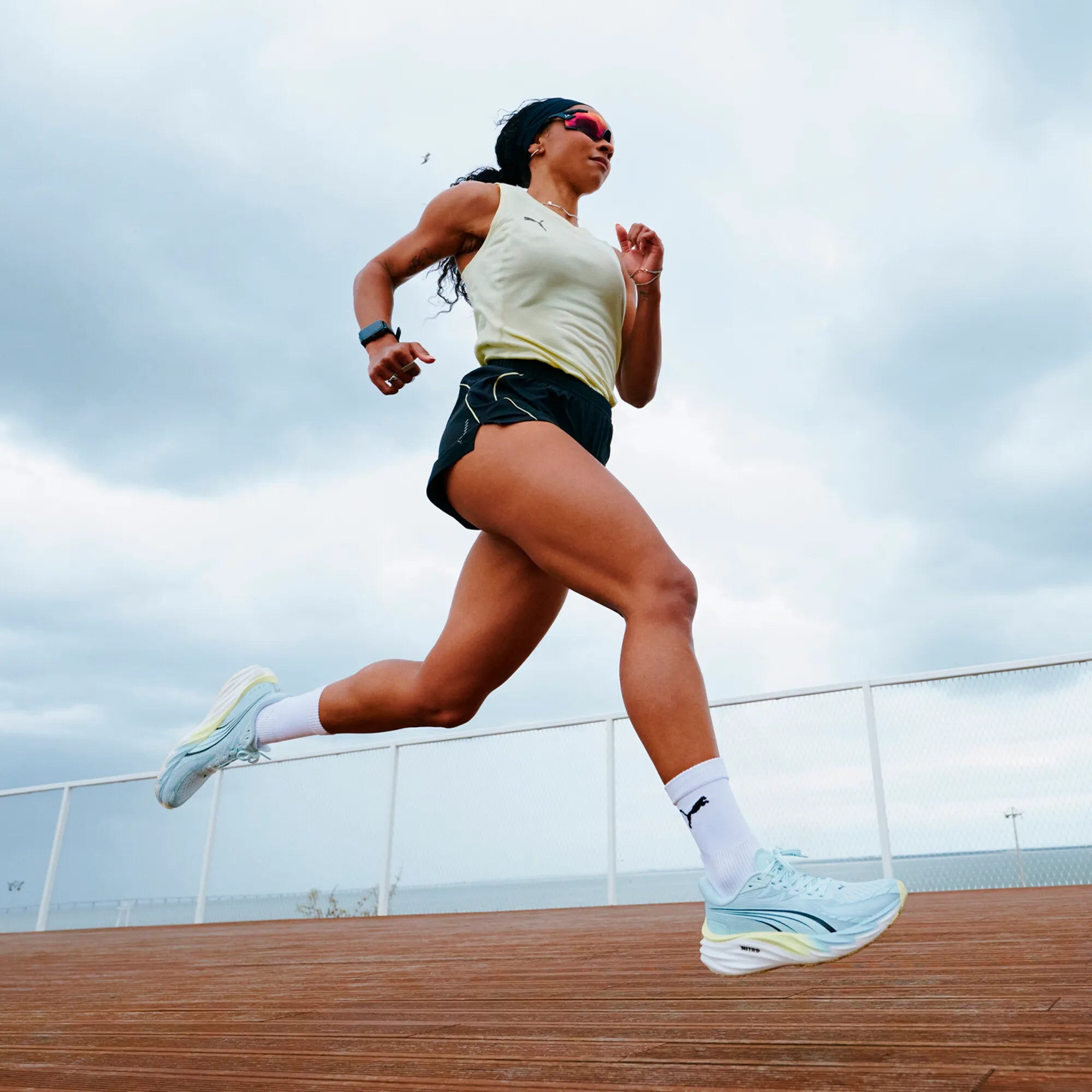 Puma Velocity NITRO 4 Sea Glass-Gold Moon