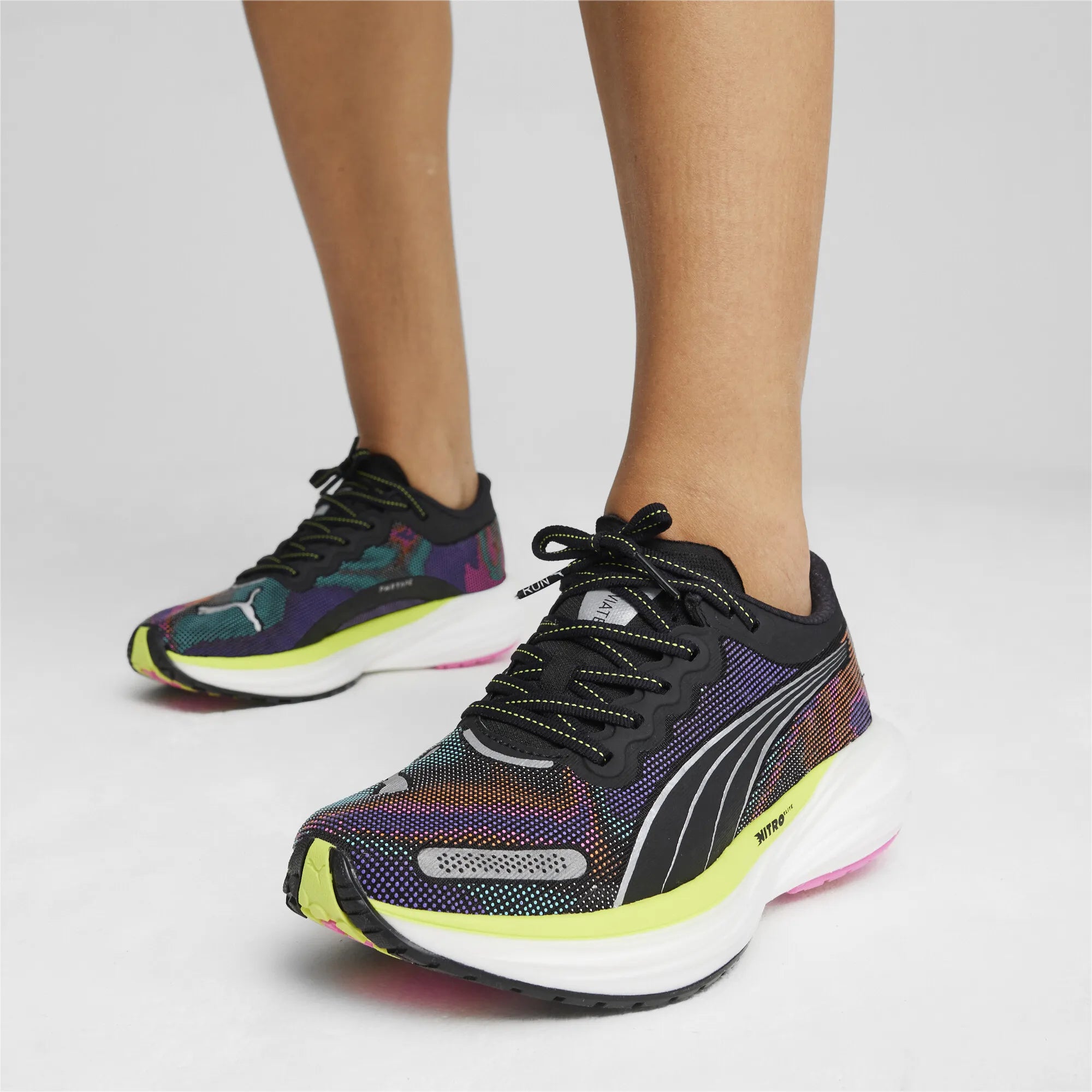 Puma Deviate NITRO 2 Psychedelic Rush Black-Lime Pow-Poison Pink