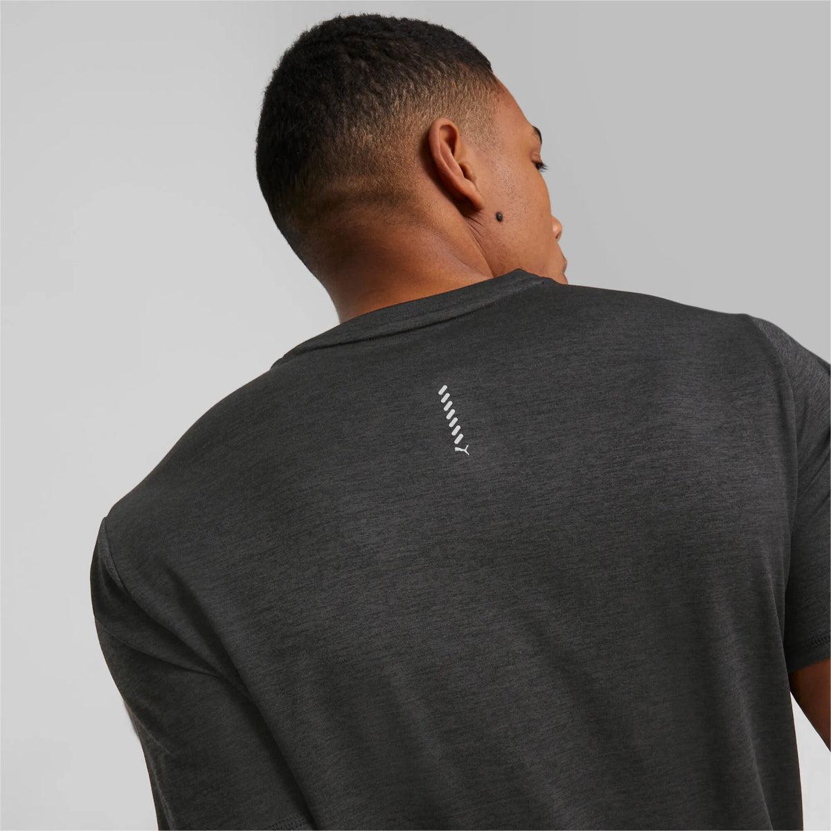 Puma Run Favorite Heather SS M Black