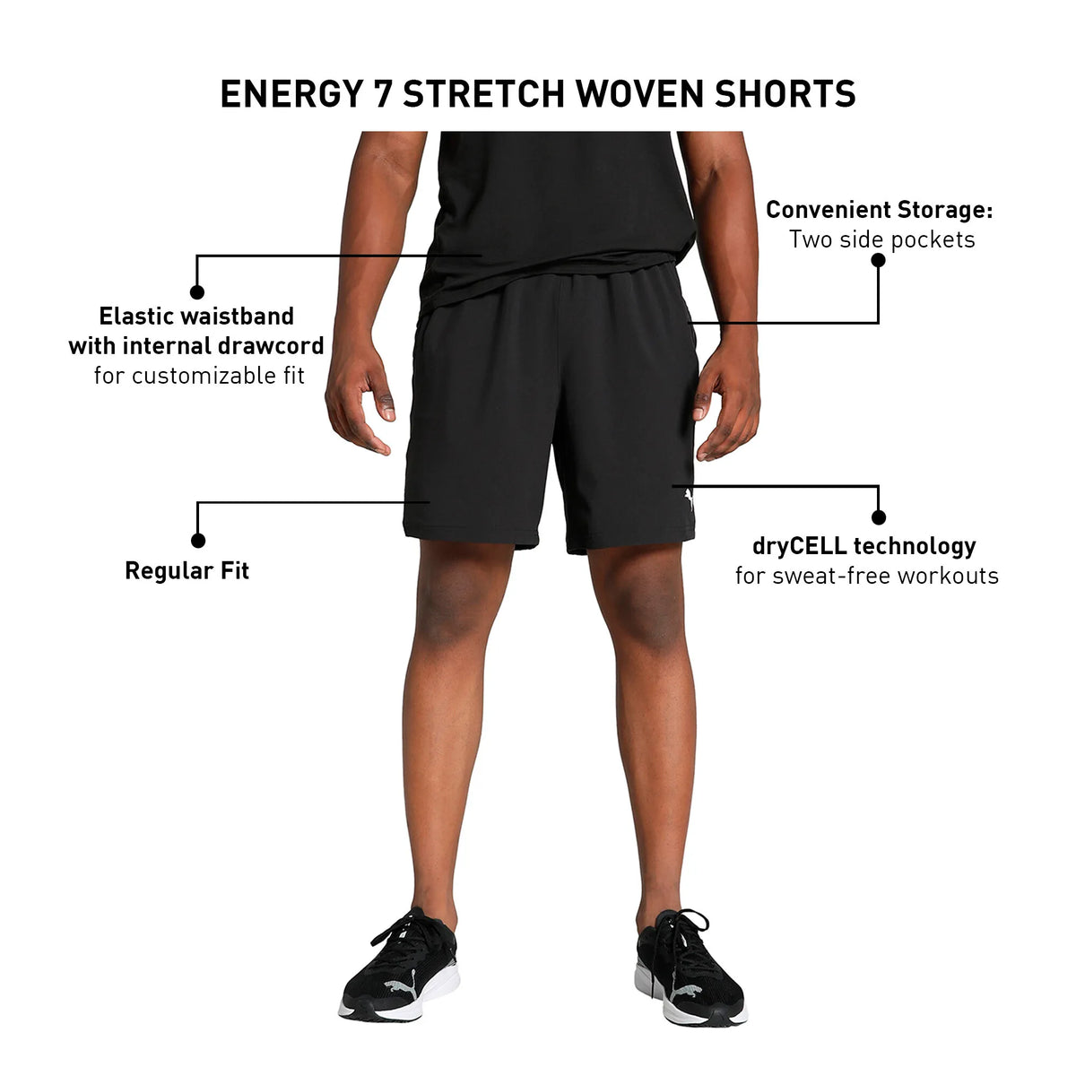 Puma Energy 7 Stretch Woven Short