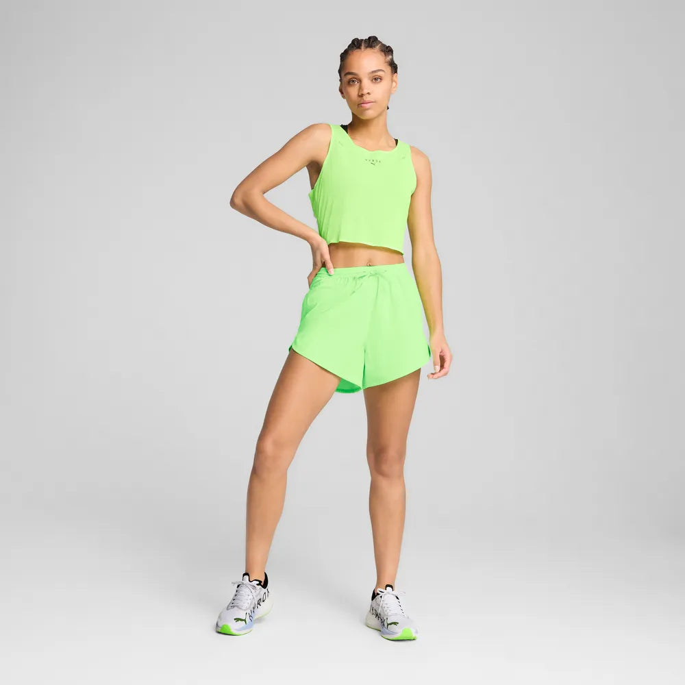 Puma x HYROX Ultraspun Crop Tank Green Glare
