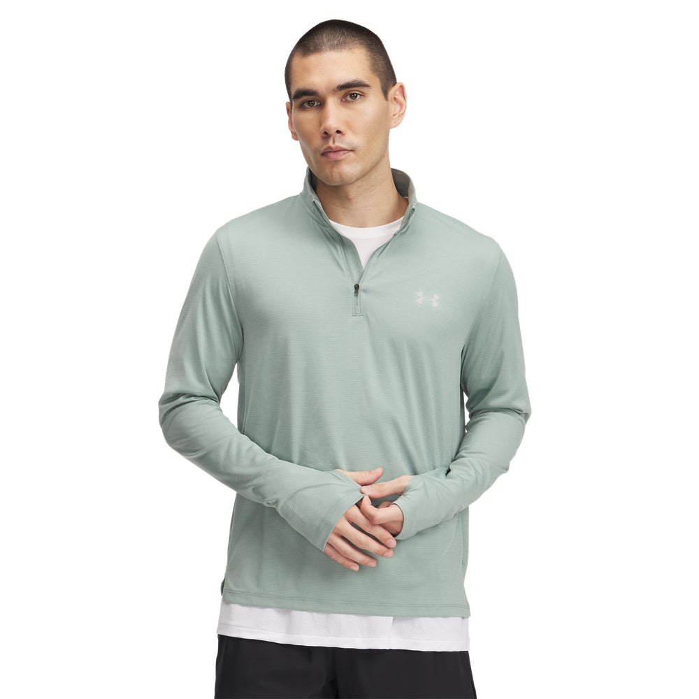 Under Armour Launch ¼ Zip Long Sleeve Silica Green