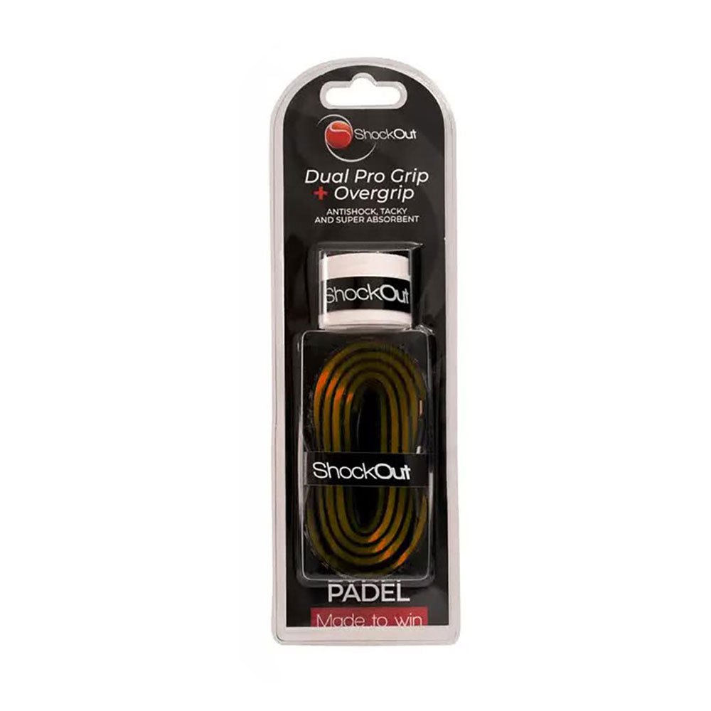 ShockOut Dual Pro Padel Racket Grip Set-Orange
