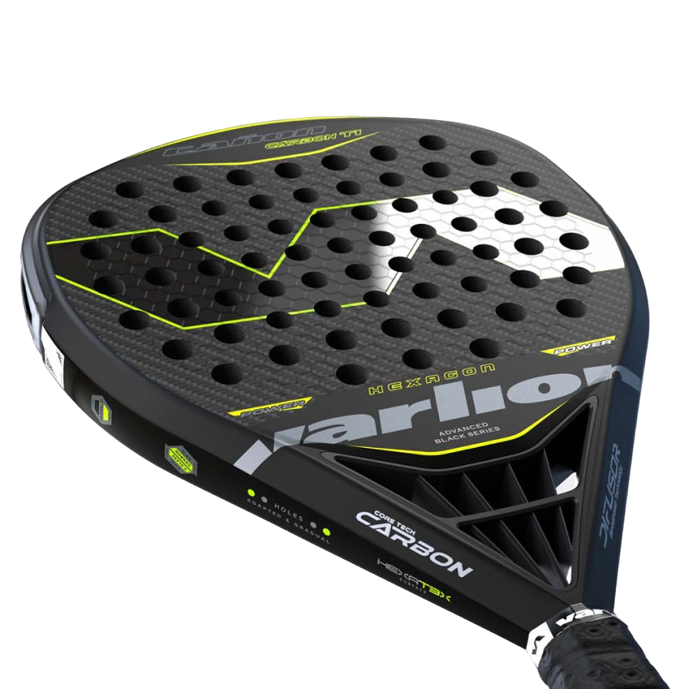 Varlion Canon Carbon Ti Diffusor Black Padel Racket-Face