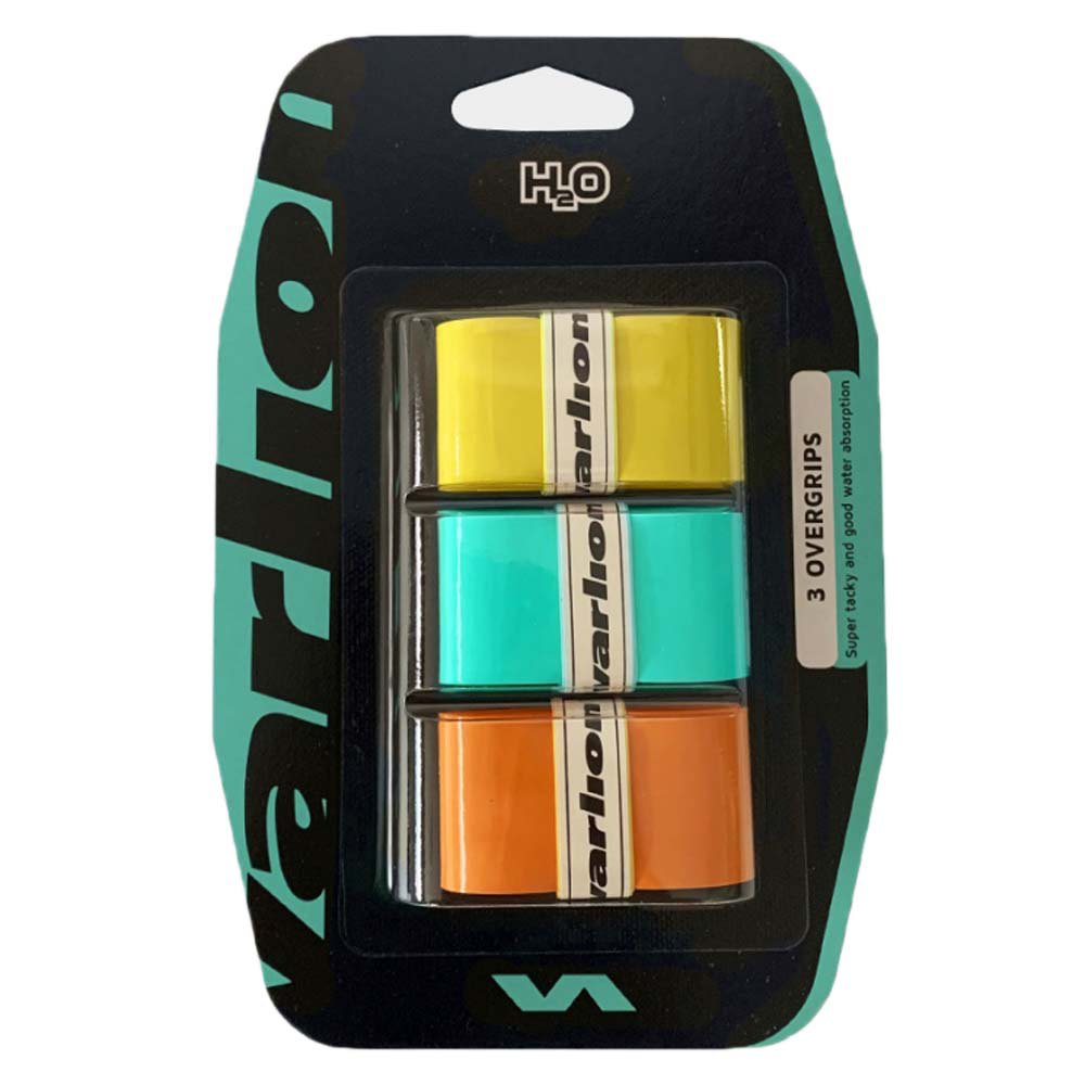 Varlion H2O Overgrip Pack - Yellow/Green/Orange- Horizontal