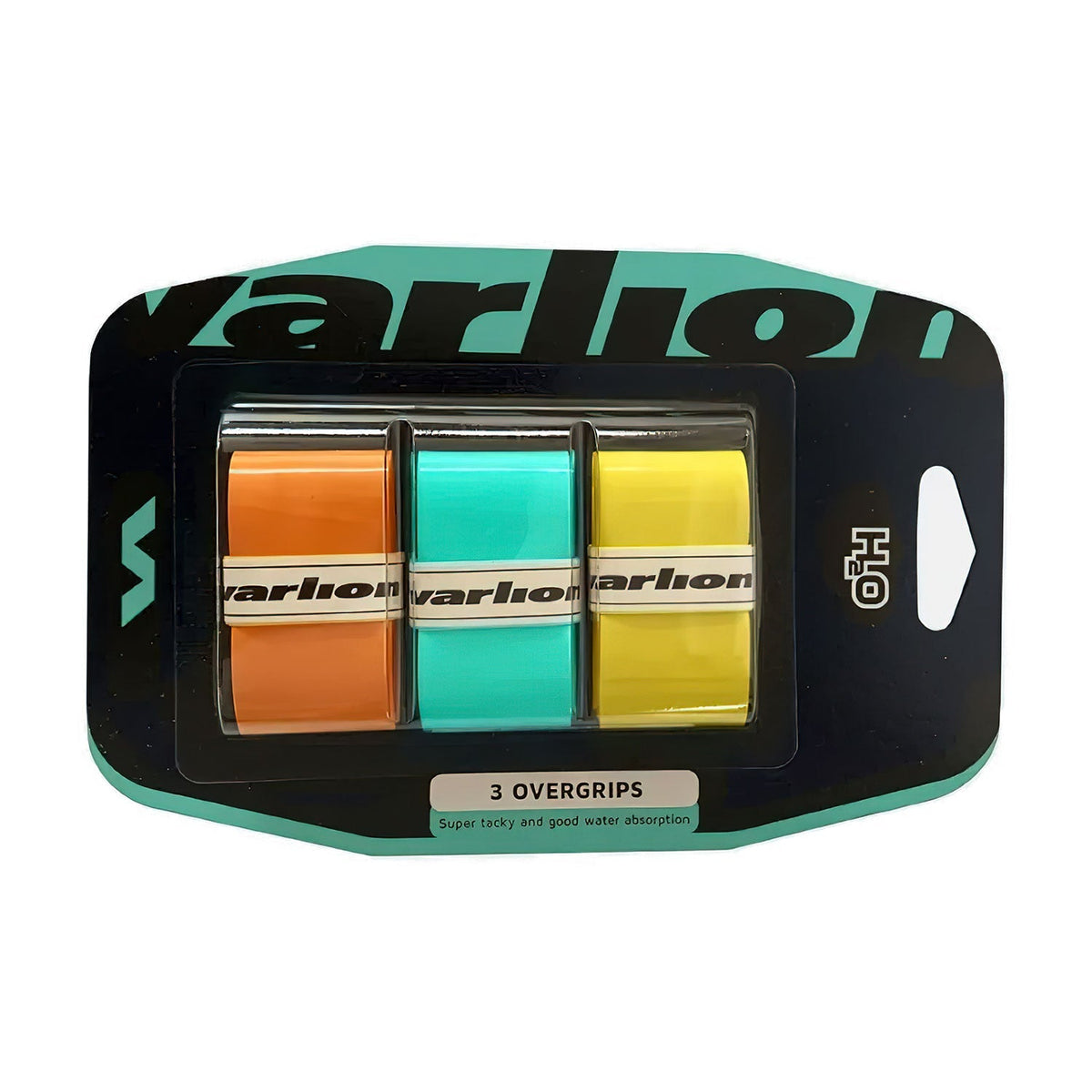 Varlion H2O Overgrip Pack - Yellow/Green/Orange- Horizontal