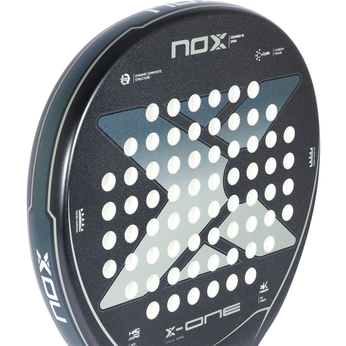 NOX X-One Evo Blue Padel Racket-Face