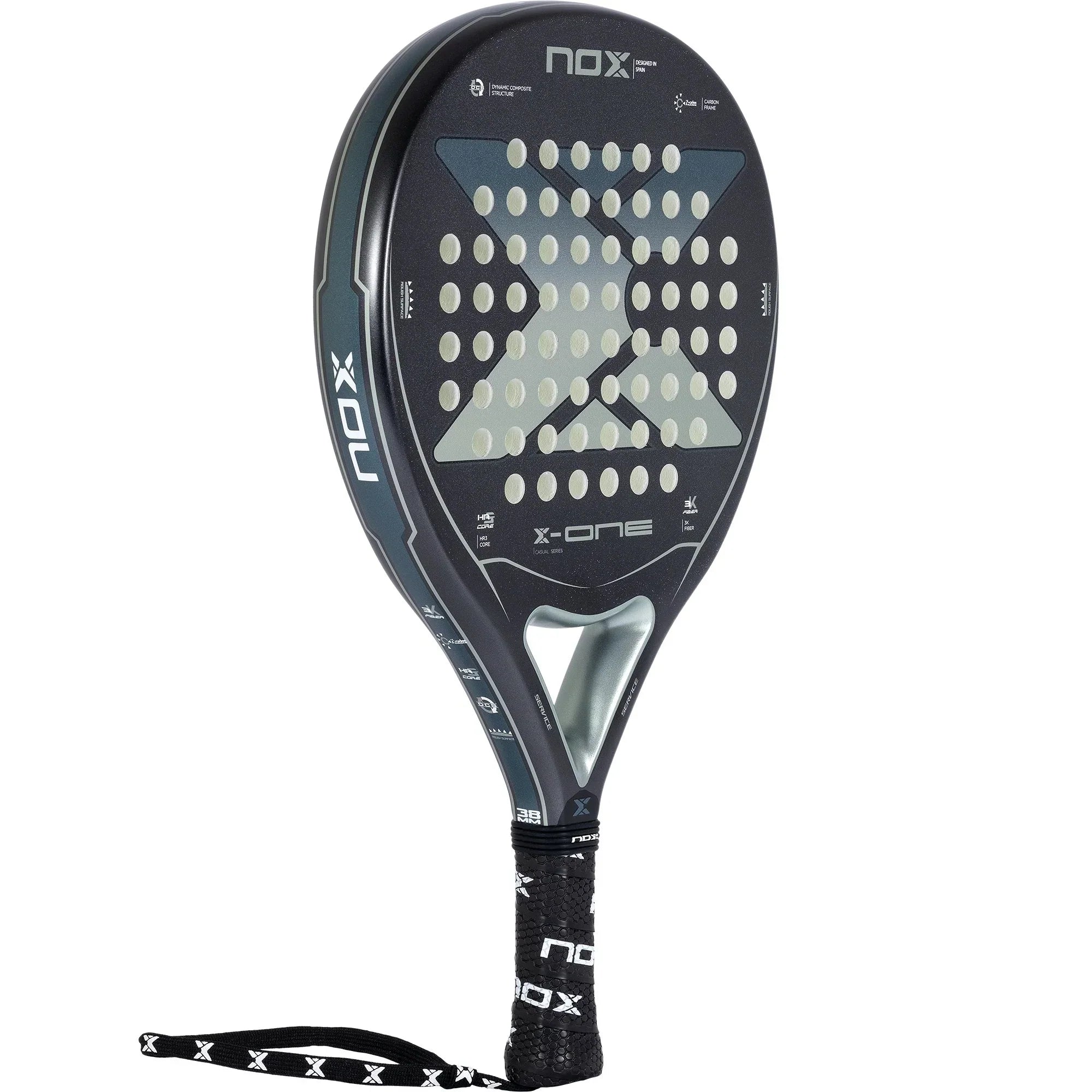 NOX X-One Evo Blue Padel Racket-Right