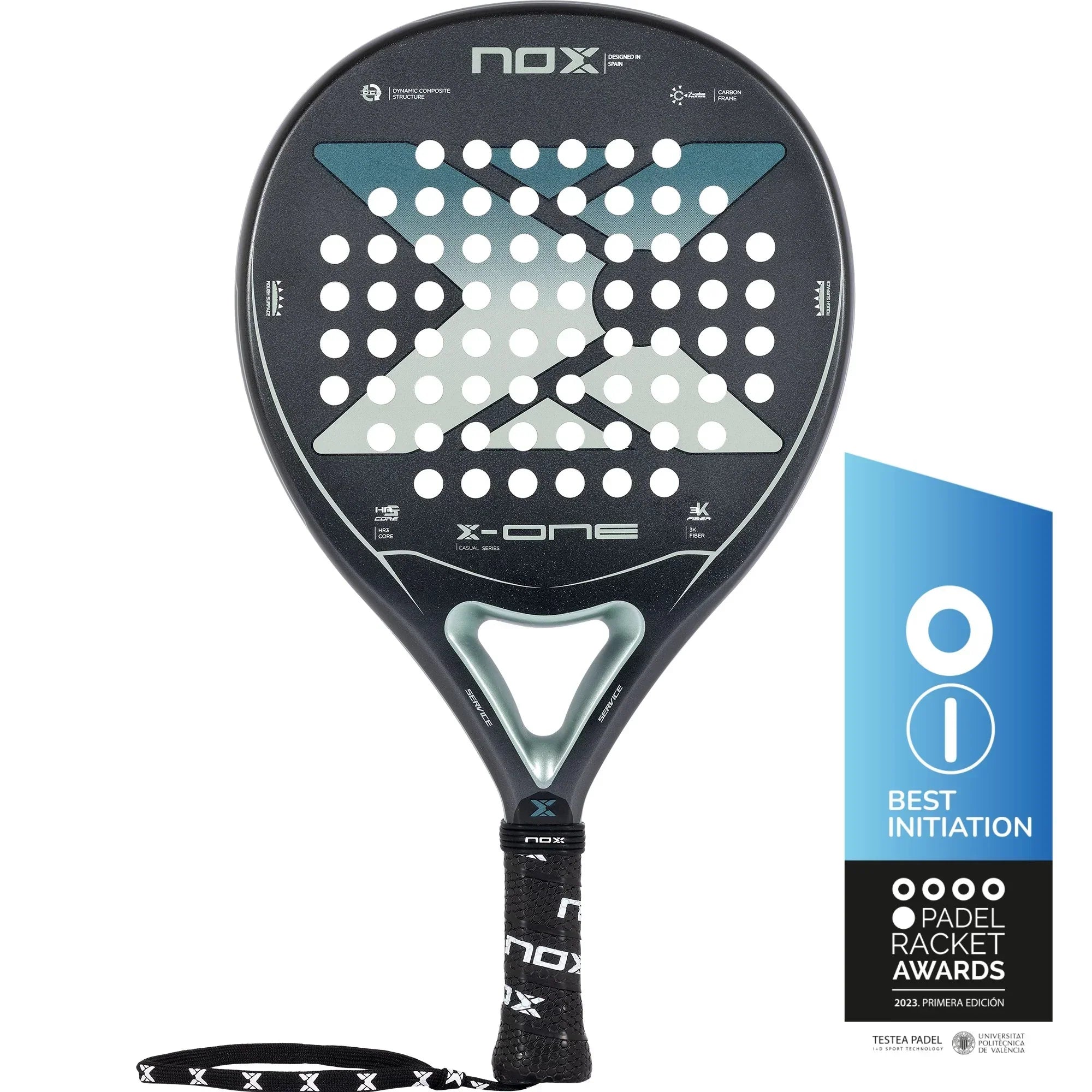 NOX X-One Evo Blue Padel Racket-Cover