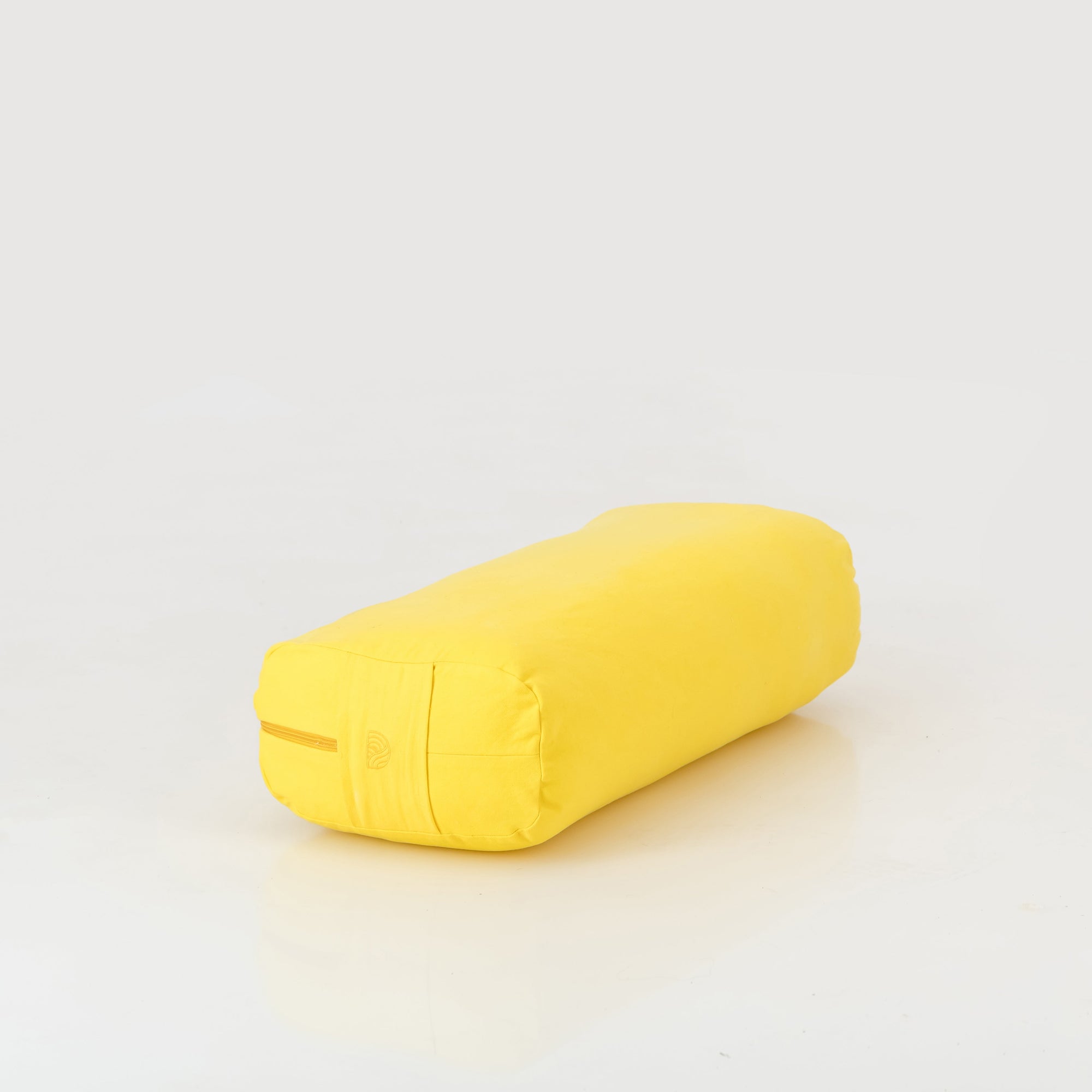 Durable Sunshine Yellow Rectangle Yoga Bolster for Restorative Spinal Support