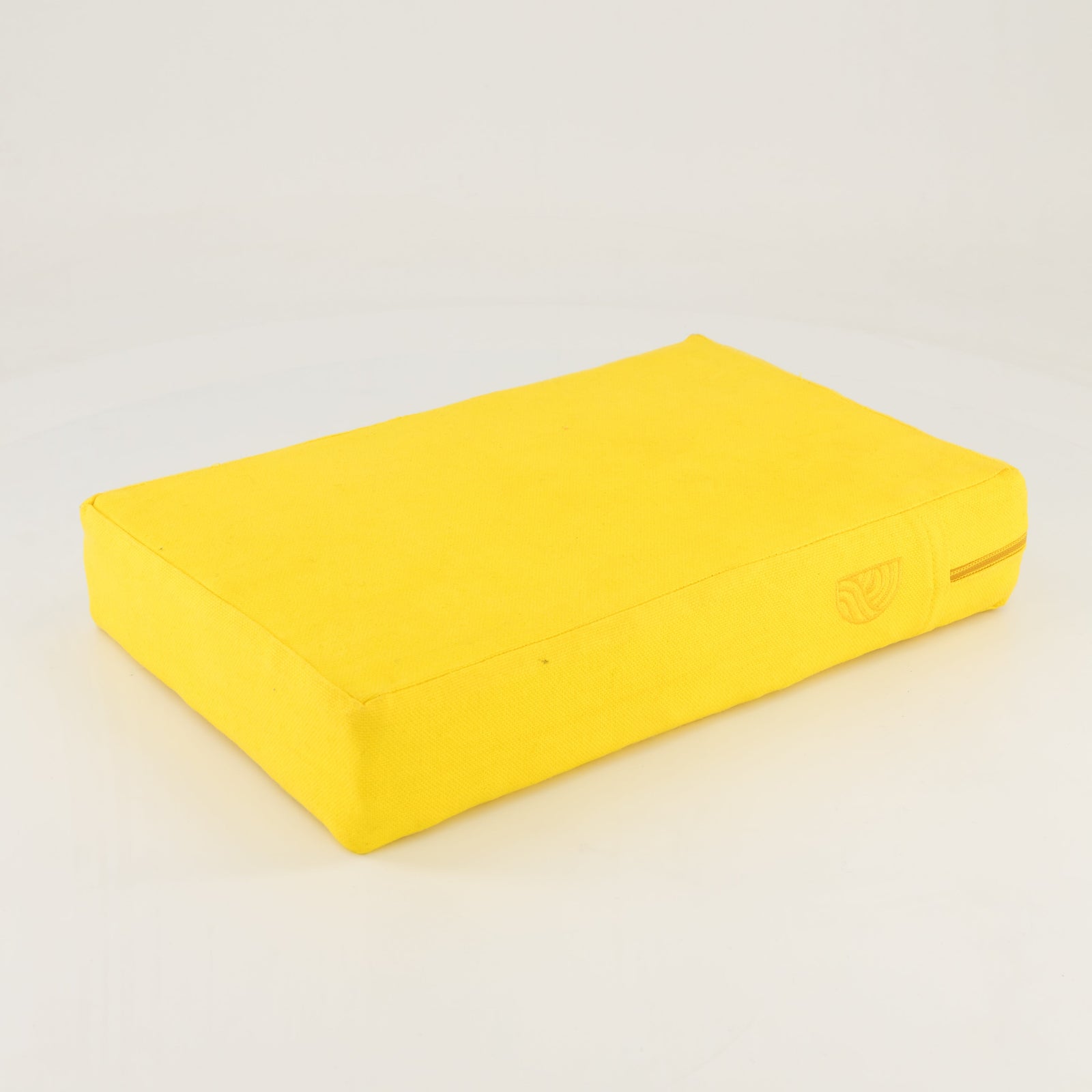 Sunshine Yellow High-Density Yoga Foam Cushion for Optimal Support